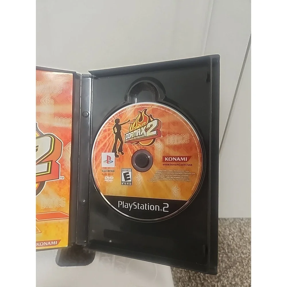 DDRMAX2 Dance Dance Revolution (PlayStation 2 PS2) With Instructions